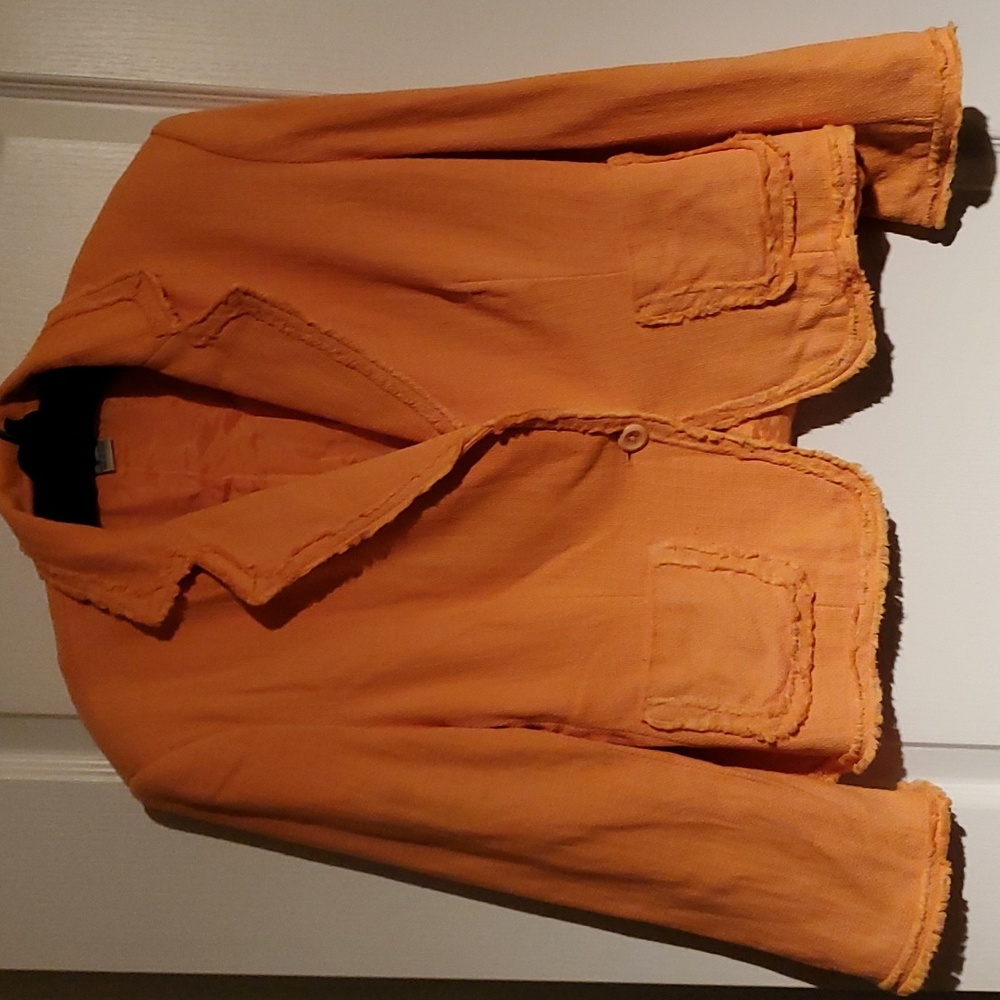 Night Guard collection orange Blazer petite size 14